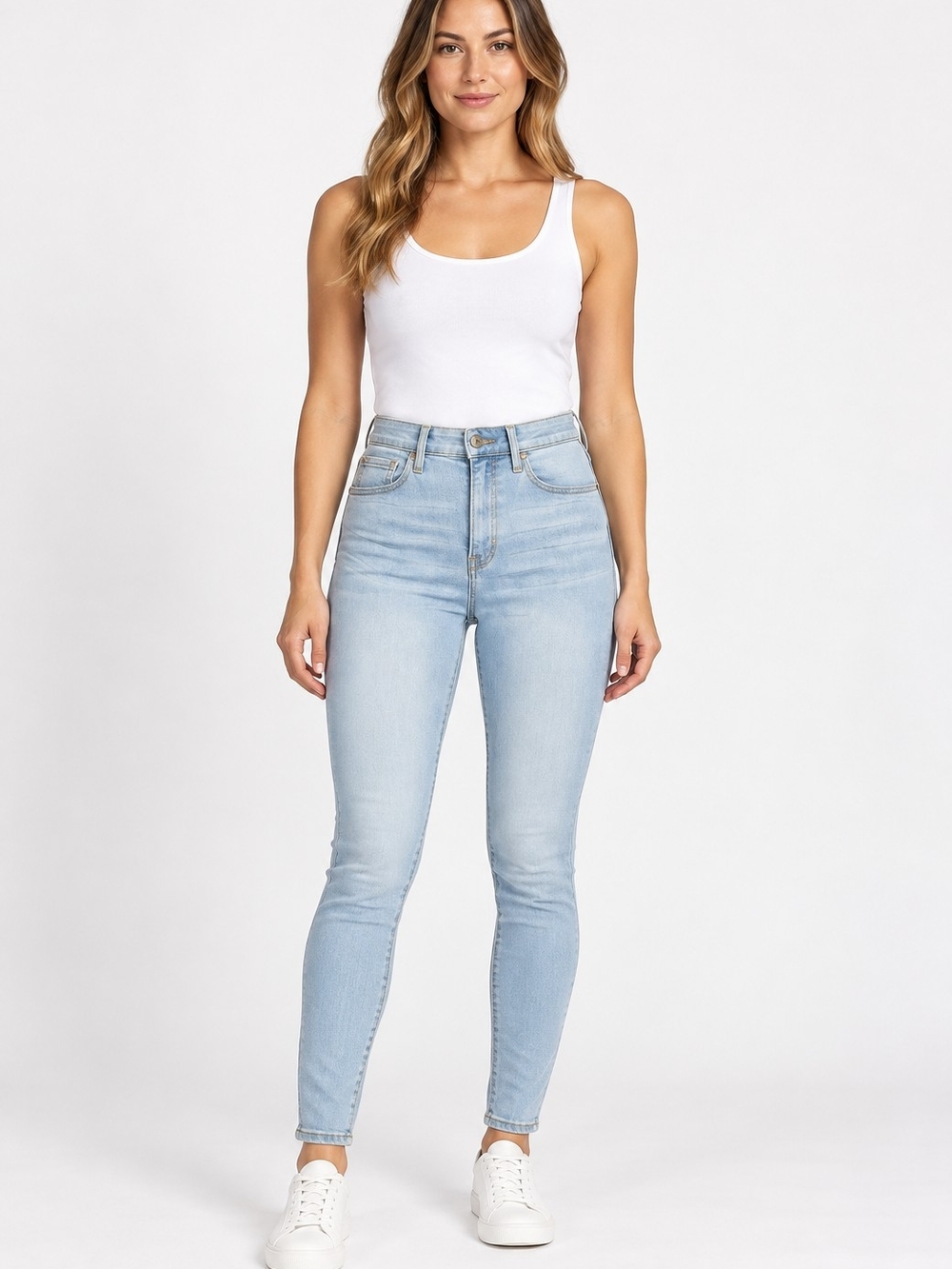 Denizen from Levi's High-Rise Light Blue Skinny Jeans - Women